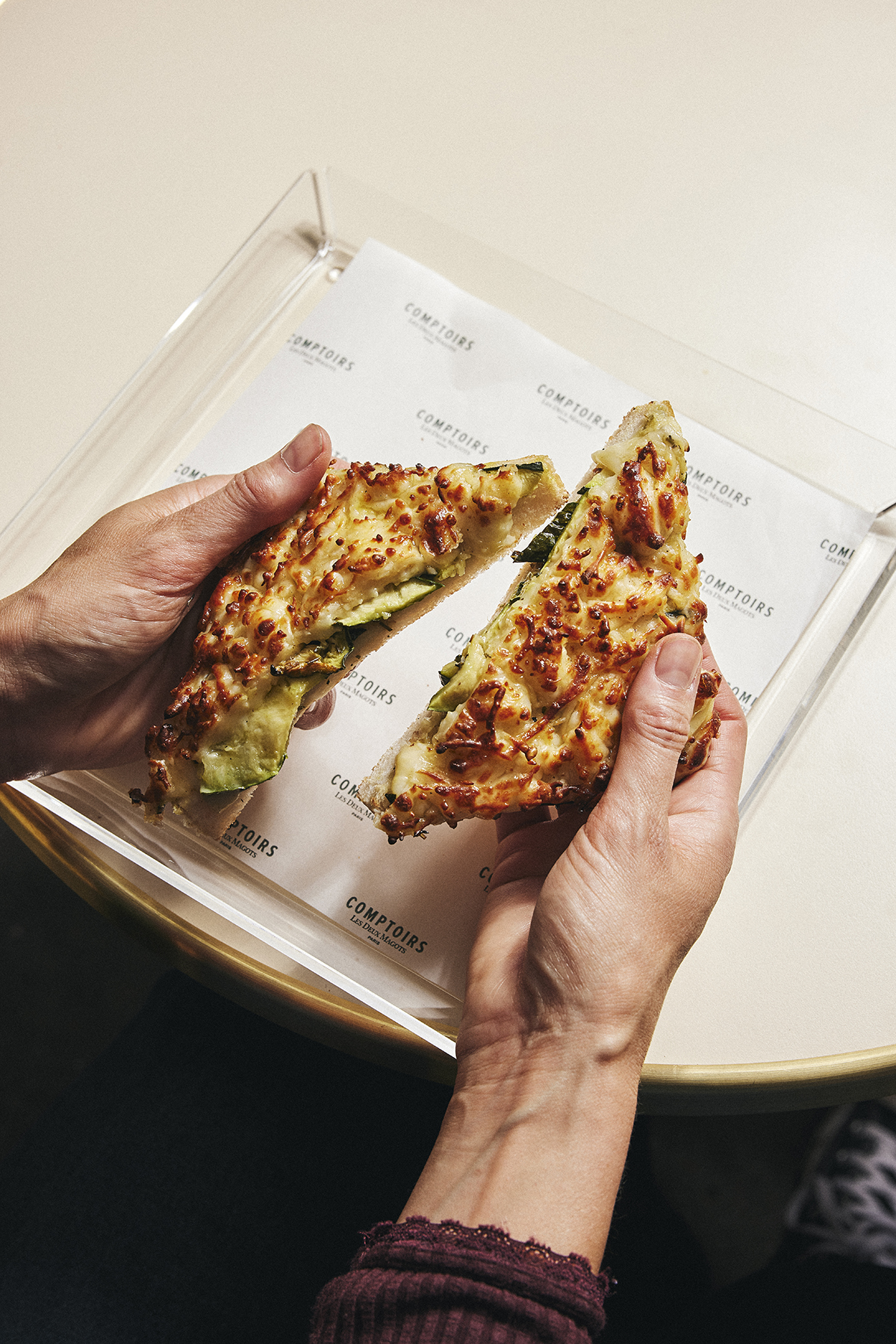 Les Deux Magots, Le Comptoir, photographies reportages, sandwich gourmand