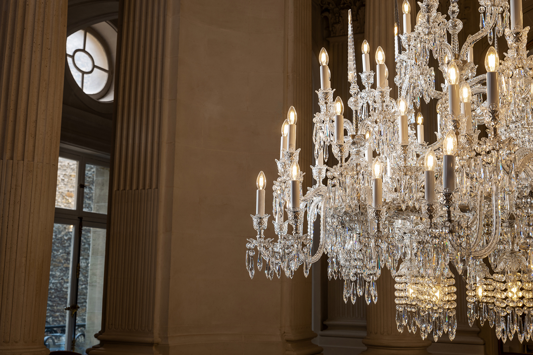 Ducasse Baccarat, production photo, Mickael Bandassak, salle de bal